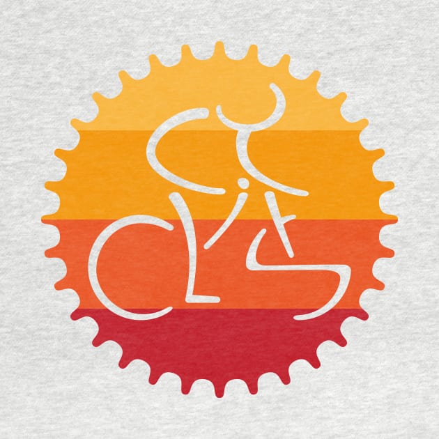 Cyclist Cycling Design by Calligrammed